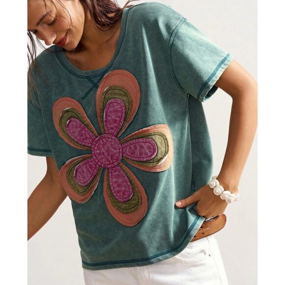 Lot of 4 Bohemela Applique Women's Tops All Size Large Bohemian Hippie Boho - Picture 13 of 16